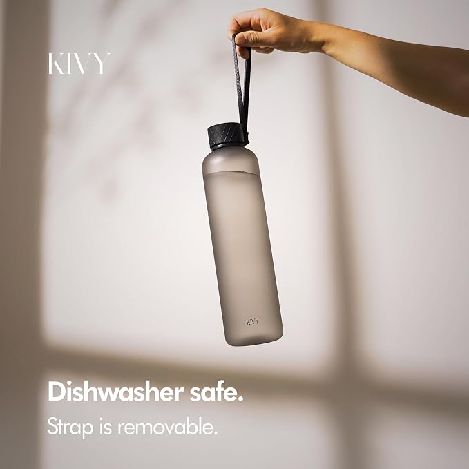 KIVY Slim Water Bottle 32oz Fits Backpack & Cupholder - Image 3