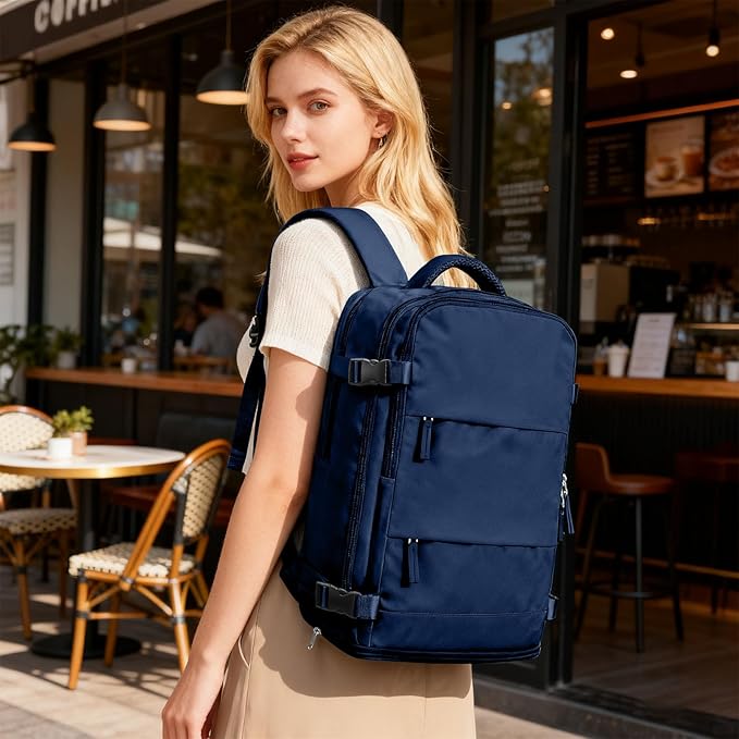 coofay Travel Backpack Carry On Backpack Personal Item Travel Bag Mochila De - Image 2