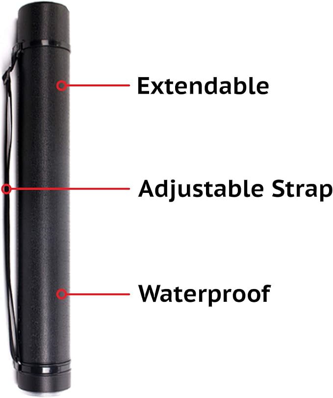 CALPALMY 2-Pack Extendable Poster Tubes Expand from 24.5” to 40” - Image 4