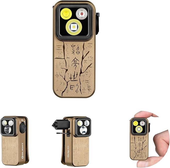 OLIGHT Oclip Pro EDC Flashlight Clip-on Light, Rechargeable 500 Lumens by OLIGHT