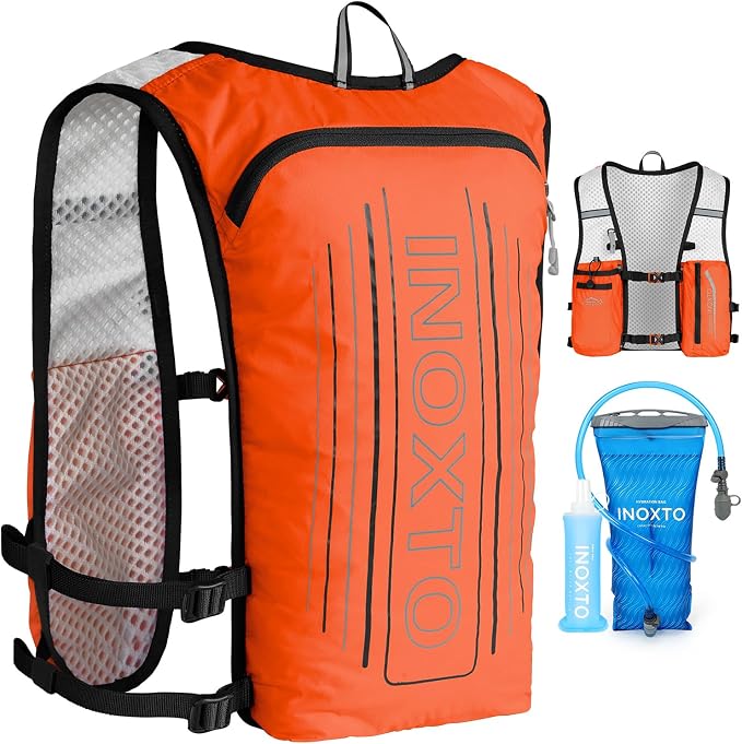 INOXTO Running Hydration Vest Backpack, Lightweight Insulated Pack by INOXTO