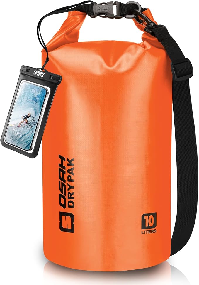 Waterproof Dry Bag, 5L/10L/20L/30L/40L Roll Top Lightweight Storage Backpack by OSAHDRYPAK