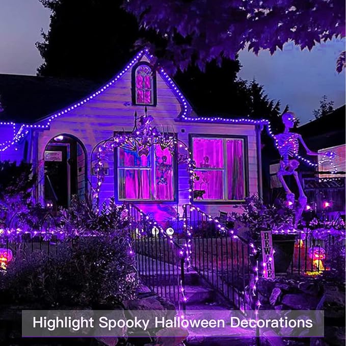 suddus Hallowee Fairy Lights Battery Operated, 33ft 100 LED Fairy Lights - Image 6