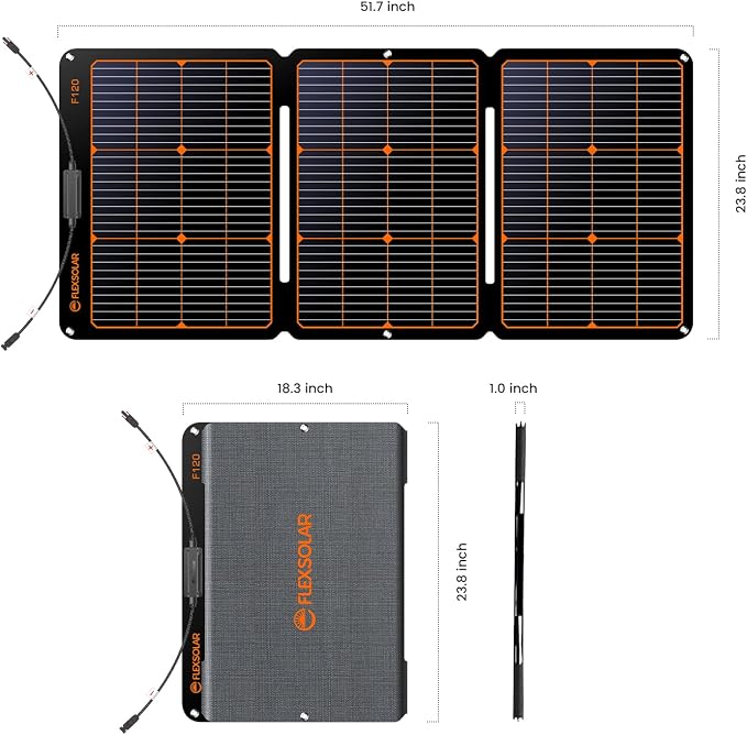 FlexSolar 120W Portable ETFE Solar Panels - Image 8