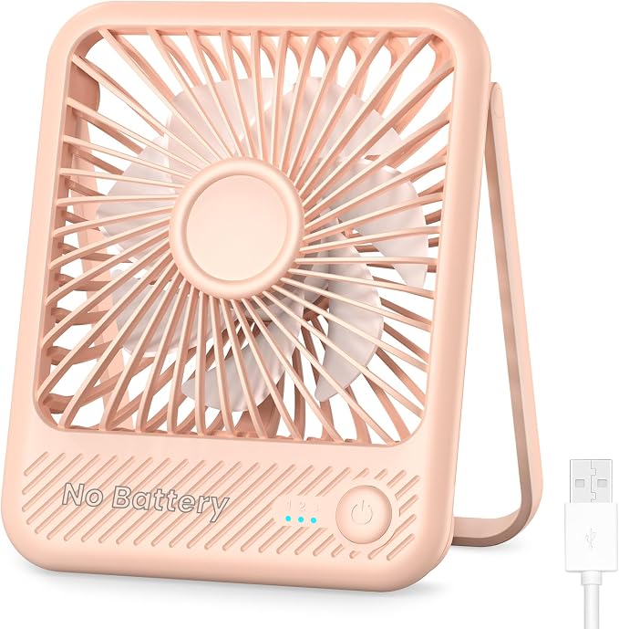 Koonie USB Desk Fan, Strong Wind Ultra Quiet Small Personal Fan by Koonie