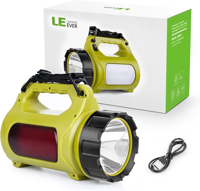 LE Rechargeable LED Lantern, Camping Essentials, 5 Light Modes, Power Bank - Image 7