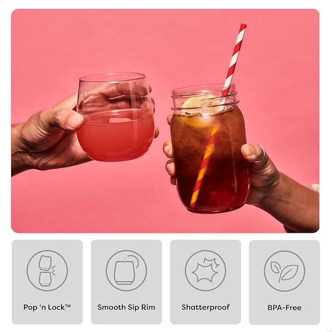 TOSSWARE POP 14oz Vino SET OF 12, Recyclable, Unbreakable & Crystal Clear - Image 3