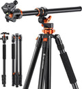 K&F CONCEPT 90''/230cm Ultra High Camera Tripod, Horizontal Overhead Shooting by KFCONCEPT