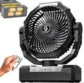 Battery Operated Fan, 2 in 1 D-Cell Battery & USB Powered Fans, Portable by Wavmill