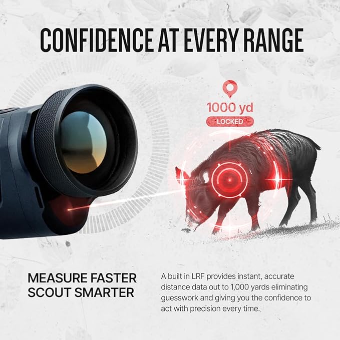 ATN BlazeHunter XD 1280x1024 Thermal Monocular w/SharpIR AI, 1000m Laser - Image 5