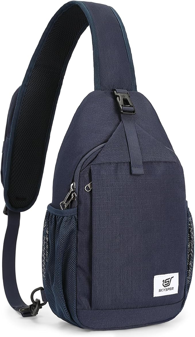 SKYSPER Sling Bag RFID Cross Body Bag Recycled Crossbody Backpack Travel Daypack by SKYSPER