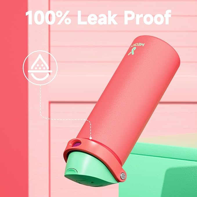 24 oz Insulated Water Bottle for Women: Meoky Stainless Steel Water Bottle - Image 6