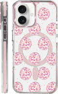 Case for iPhone 16 Plus, Disco Balls Pink Phone Case Design，for Women Girls by Toulas