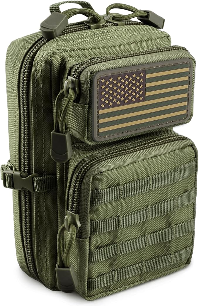 LIVANS Tactical Molle Utility Pouch, EDC Tool Pouch Tactical Phone Pouches Mini by LIVANS