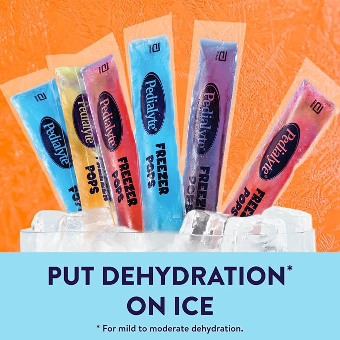 Pedialyte Electrolyte Solution Freezer Pops, Hydration Variety Pack— Grape - Image 3