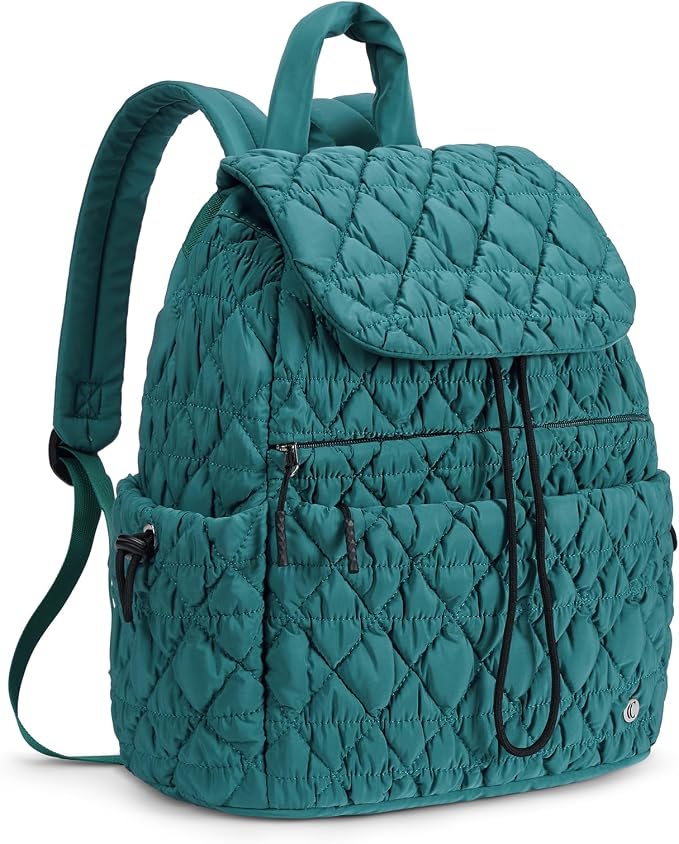 CLUCI Puffy Quilted Backpack Purse - Image 6