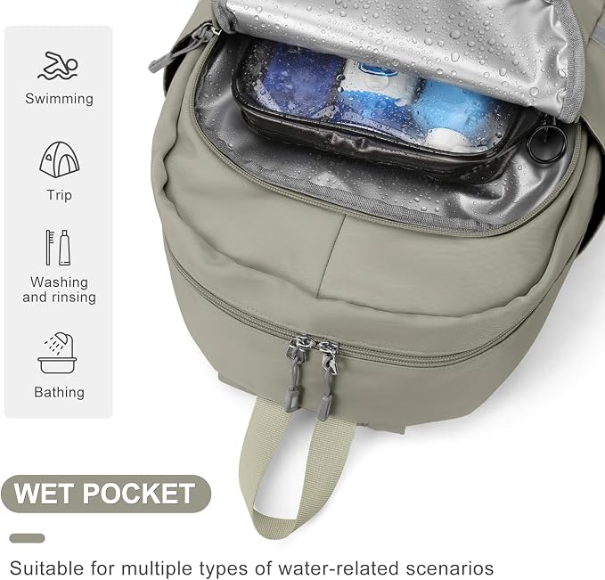 coofay Gym Backpack For Women Waterproof Backpack - Image 4