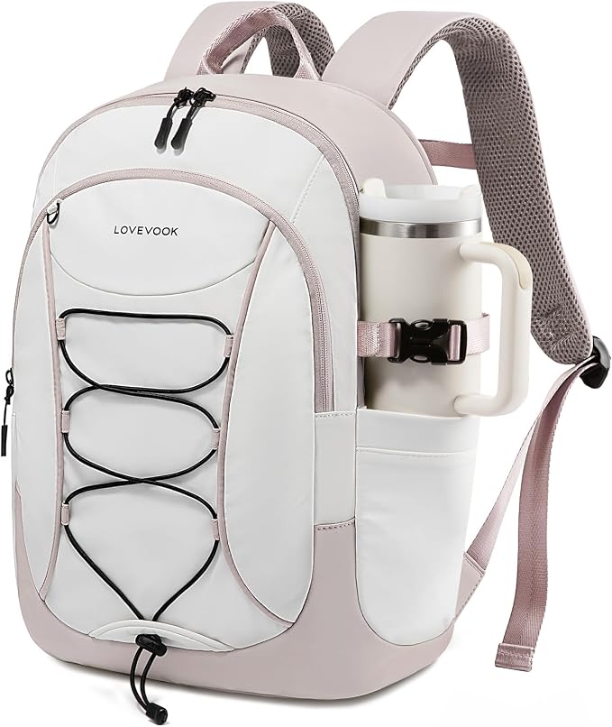 LOVEVOOK Mens Backpack with Giant Tumbler Holder Pocket, 15.6 Inch Everyday by LOVEVOOK