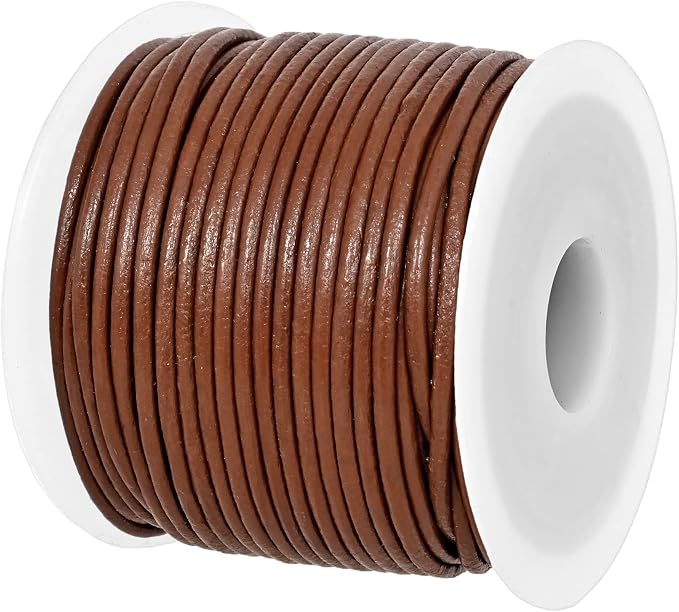 GENIQUE Real/Genuine Round Leather String Cord by GENIQUE