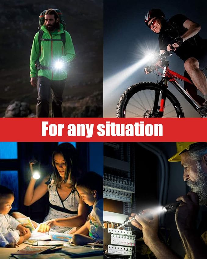 Victoper LED Flashlight 2 Pack, Bright Tactical Torch High Lumens - Image 7