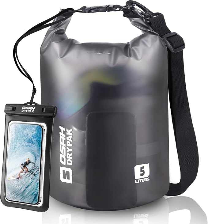 Waterproof Dry Bag, 5L/10L/20L/30L/40L Roll Top Lightweight Storage Backpack by OSAHDRYPAK