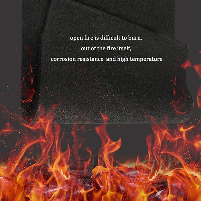 30cm*30cm Welding Blanket Fireproof Mat Anti Fire Pad Heat Insulation Carbon - Image 6