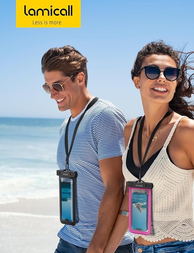 Lamicall Waterproof Phone Pouch Case Bag - Image 2