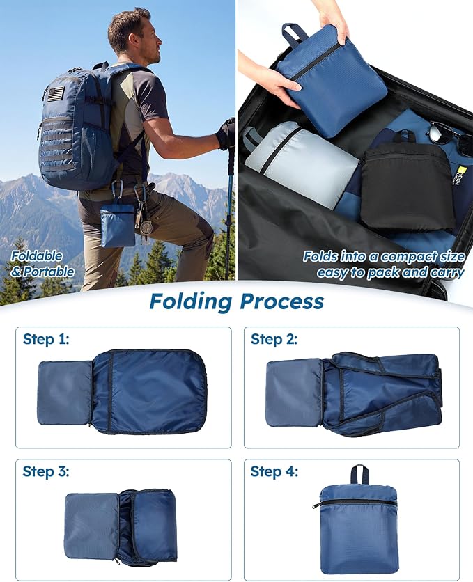 Small 20L Foldable Hiking Daypack - Image 5