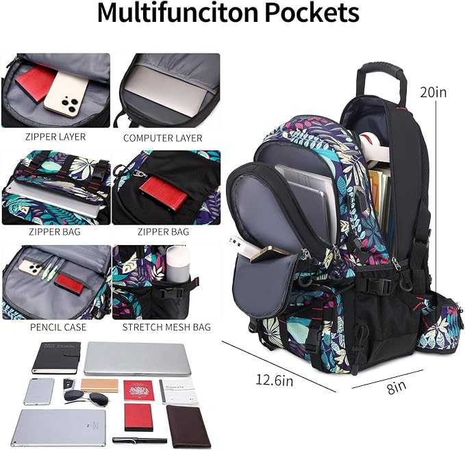 Nerlion 40L Hiking Backpack Travel Backpack - Image 3