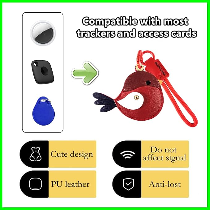 Leather Keychain Holder Case Compatible - Image 3