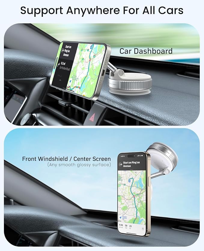 Jononser Magnetic Suction Cup Phone Mount - Image 5