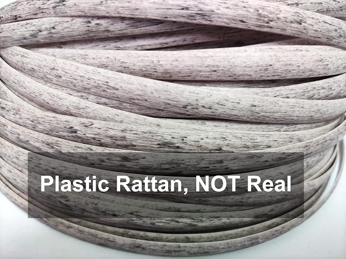Feyart 25m/82ft 8.5mm Grey Wicker Repair Kit, PE Rattan Repair Kit - Image 2