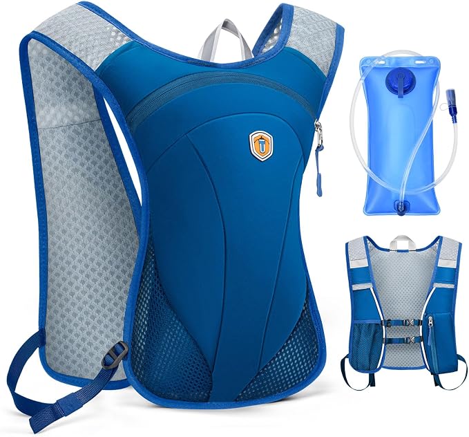 Hydration Backpack with 2L Water Bladder Bag, Lightweight and Breathable by MIAOJIE