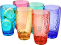 Khen Iceberg Plastic Reusable Drinking Glasses Restaurant Cups Style 19 oz by Khen