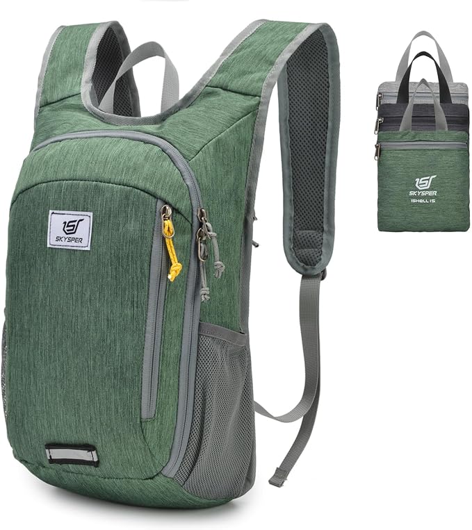SKYSPER Small Daypack 10L/15L/20L Hiking Backpack Packable Lightweight Travel by SKYSPER