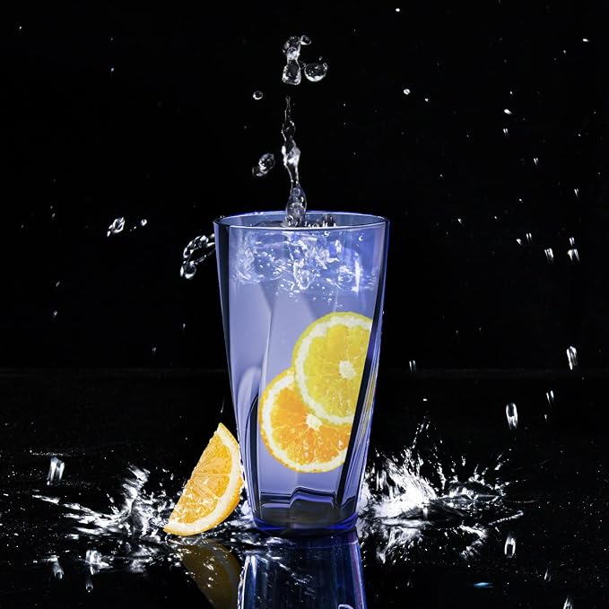 Unbreakable Plastic Cups Plastic Highball Drinking Glasses Tumbler, Large Water - Image 6