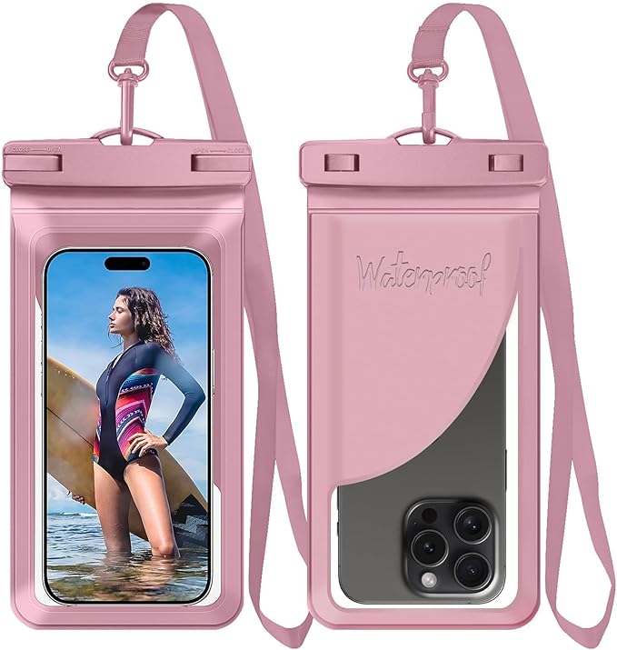 Waterproof Phone Pouch, with Inside Card Bag, Large Waterproof Case by Vsagier