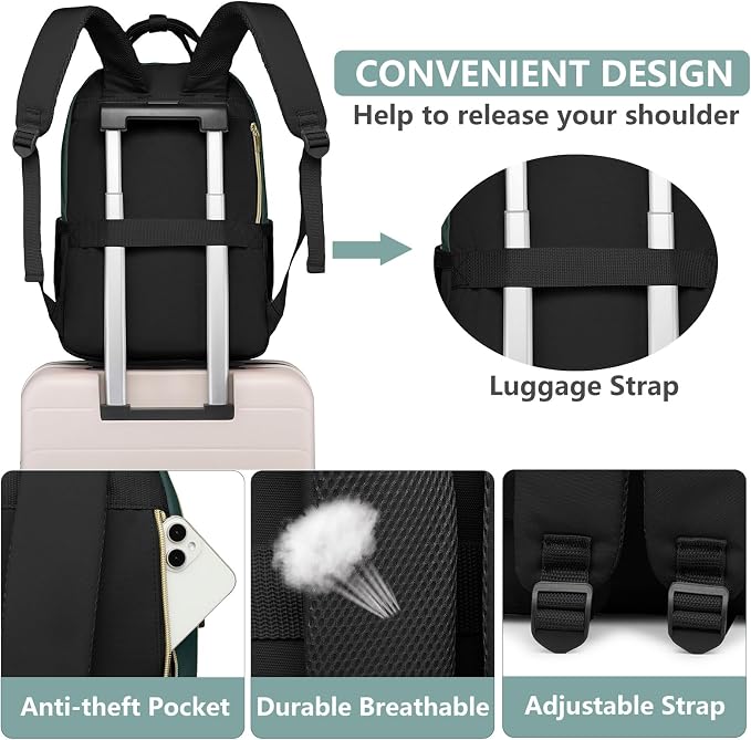 Laptop Backpack for Women Work Bag - Image 5
