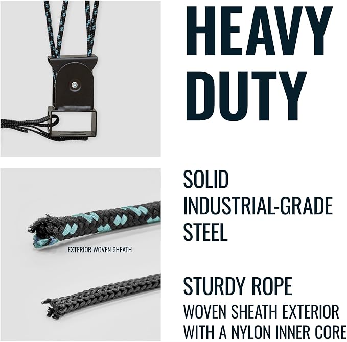 Teal Triangle Heavy Duty Elite Canoe Hoist, Easy-Lift Garage Pulley System - Image 6