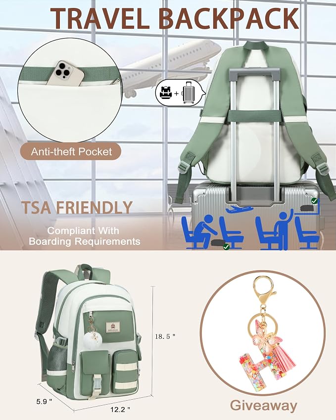 Hidds Laptop Backpack For College Women Elementary Middle High School Bag Teen - Image 5