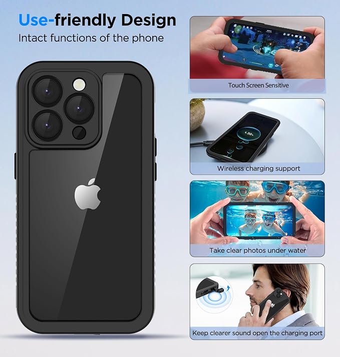 Lanenas for iPhone 14 Pro Case, 14 Pro Waterproof Case - Image 6