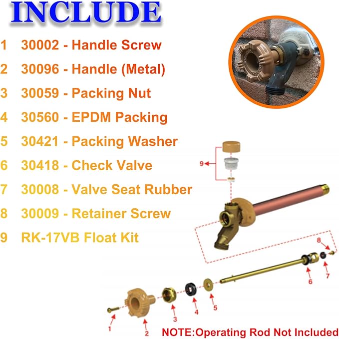 RK-17MH Repair Kit, Metal Handle, - Image 6
