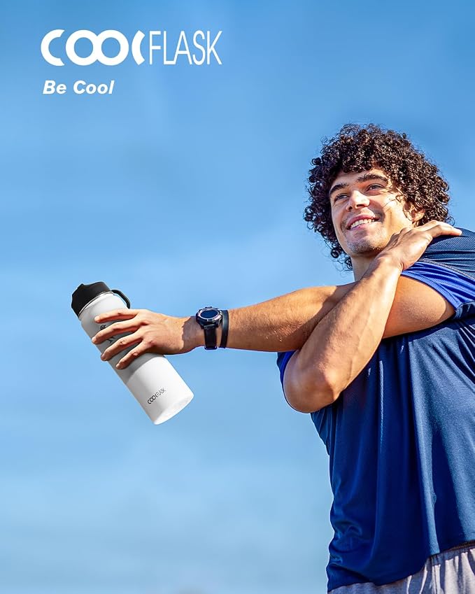 Coolflask Water Bottle 24 oz Insulated - Image 6