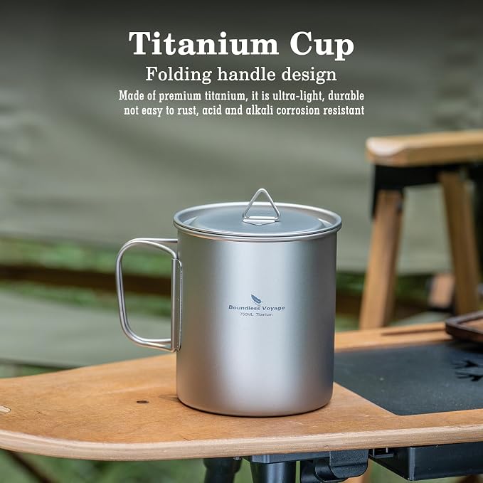Boundless Voyage Titanium Camping Mug - Image 2