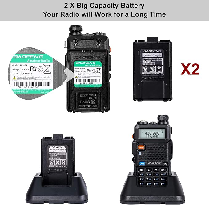 BaoFeng UV-5R 8 Watt Ham Radio BaoFeng Radio - Image 3