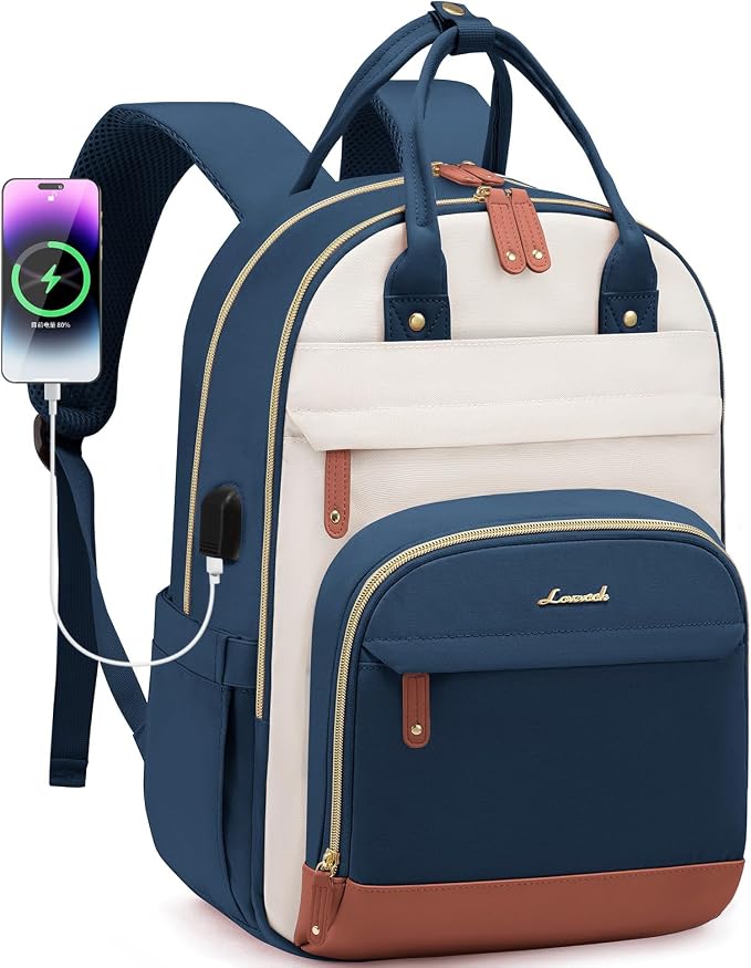 LOVEVOOK Backpack for Women, Laptop Backpack Women, 15.6 Inch Laptop Bag by LOVEVOOK