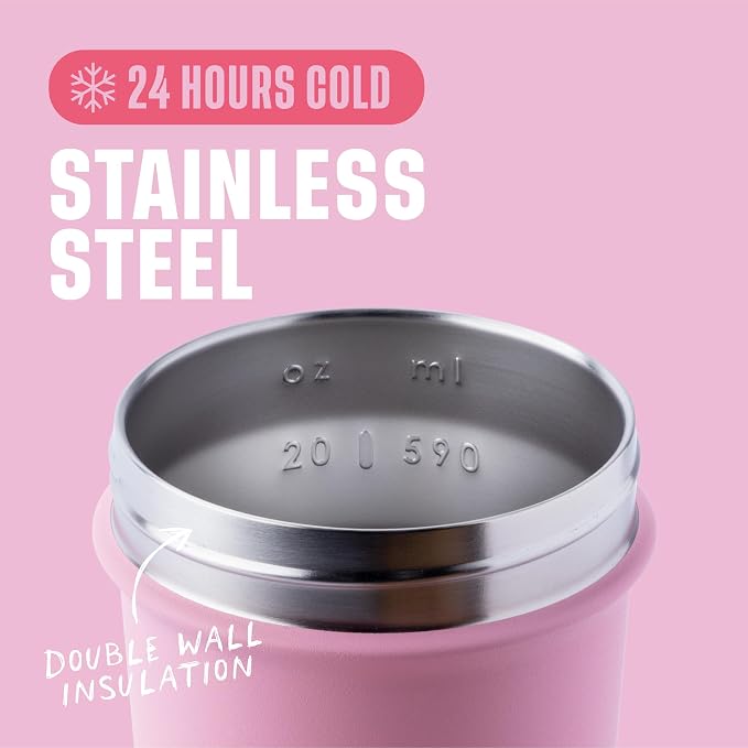 BlenderBottle Sport Sleek Insulated Stainless Steel Shaker Bottle - Image 3