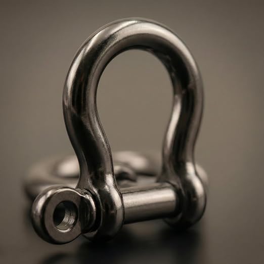 Gold 5/32" Bow Shackle, 5 Pack - Image 8
