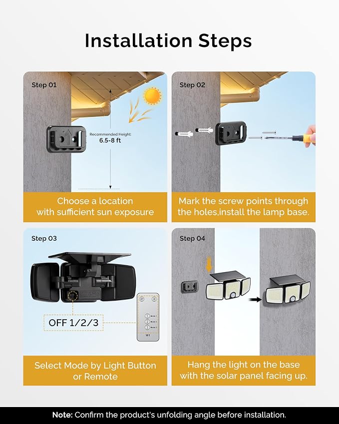 Brightown 3 Pack Solar Outdoor Lights - Image 6