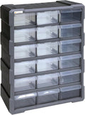 Quantum Storage Systems PDC-18BK 18 Drawers Cabinet Part Organizer 19" H x 15" by QuantumStorageSystems